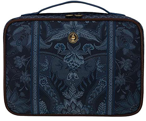 [SA2024/07] Beauty Case Square Large Kyoto Festival Indigo Blue 27x19x10