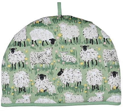 Ulster Weavers Woolly Sheep Kitchen Textiles or Mug in Green (Tea Cosy)