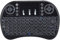 Mini Wireless Bluetooth Keyboard with Touchpad Tricolor Backlit Multimedia Keys 2.4GHz USB Rechargeable Handheld Remote Control Keyboard for Smart TV, IPTV, PS4, PC, Pad