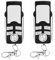 Generic Remote control for Hormann HSE2 BS 868, HSE4 868-BS 868 (Blue led light only) The remote control is not created by Hormann. 2pcs.
