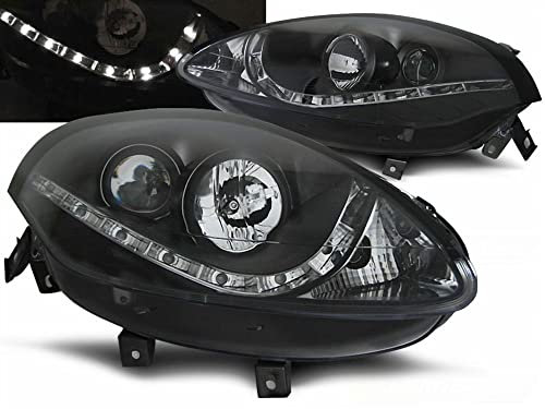 CR-Lights Led Scheinwerfer Set in schwarz für Fiat Bravo 07-15
