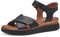 TAMARIS Femme 8-88715-42 Sandale compensée, Noir, 36 EU Large