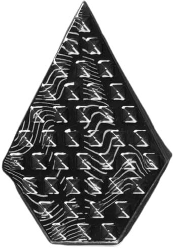 Volcom Snowboard Stomp Pad für Herren, Schneestein, groß, Schwarzer Aufdruck S5