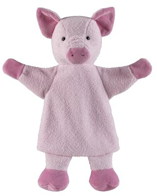 Sterntaler Handpuppe Schwein - weiches Kinder Spielzeug zum Puppentheater, Erzählen, Kuscheln & Sprachförderung – perfekter Spielkamerad & Geschenkidee, rosa/pink