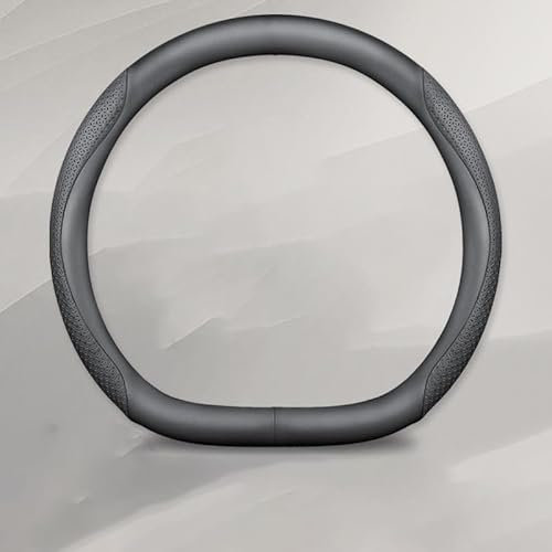 Auto Lenkradbezug für VW ID. Buzz ID. CROZZ ID.,Anti Rutsch Atmungsaktiv Mikrofaser Leder Auto Lenkradabdeckung,Anti-rutsch Atmungsaktives Lenkradbezug, 37-38cm,D-D