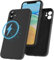 Garegce Magnetisch Hülle für iPhone 11, kompatibel mit MagSafe, Stoßfest Kratzfest Ultradünn Slim Silikon TPU Case Kameraschutz Kratzfeste Schutzhülle Handyhülle für iPhone 11-6,1 Zoll, Schwarz