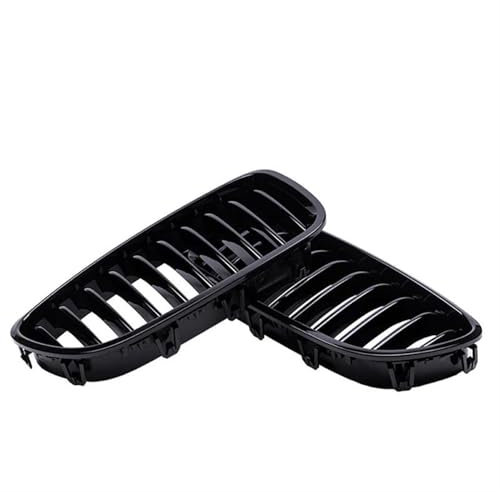 MRNQCB Frontstoßstangen-Kühlergrill Für B&MW 5er F10 F11 F18 520i 523i 525i 2010-2016 Auto-Frontnierengrill Renngrills Schwarz Glänzender Grill(Matte Black)