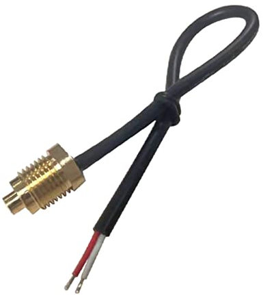 Lerpwige Water Temperature Sensor Probe Digital Temperature Transmitter M10 Thread Probe Cable