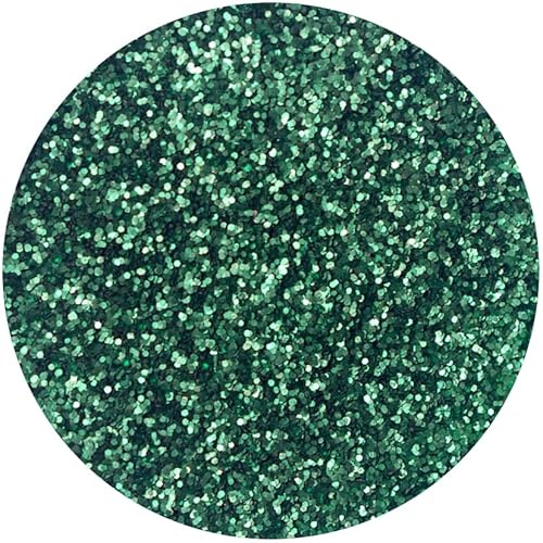 Eulenspiegel 907610 - Bio Glitter Smaragdgrün, 6 g, biologisch abbaubar, Glitzer für Gesicht & Körper