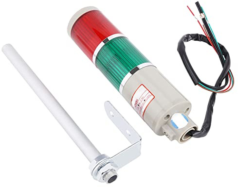 Rundumleuchte, Rot/Grüne Glühbirne Warnleuchte für Notbeleuchtung 220 V für Mechanische Geräte