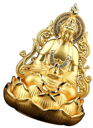GRIRIW Kwan-yin Aromadiffusor Für Auto Elegante Duftfigur Mit Doppelseitigem Design Für Auto Und Wohnraumdekoration Bringt Wohlgeruch Und Glück