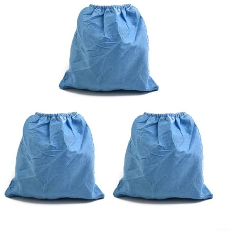 Gettimore Lot de 3 sacs filtrants réutilisables en tissu pour aspirateur Parkside pour Einhell pour Bosch, plusieurs modèles pour débris, poussière, sciure de bois