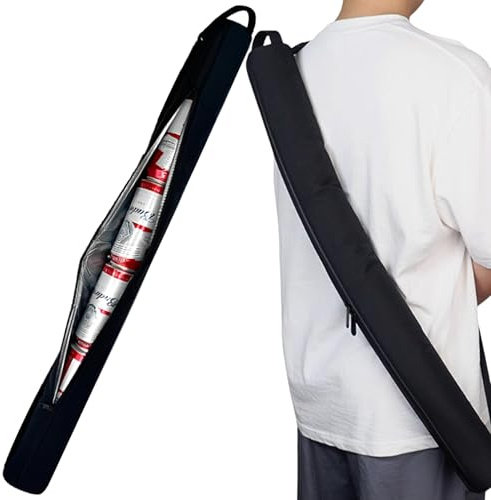 SYXLS Golf Beer Holder Sleeve, Golf Bag Beer Cooler Sleeve, Außensport & Camping, 7 Kann 330ml Beer Leckdichte Kühltasche, Isoliertes Getränkekühlrohr Mit Verstellbarem Schultergurt (Schwarz)
