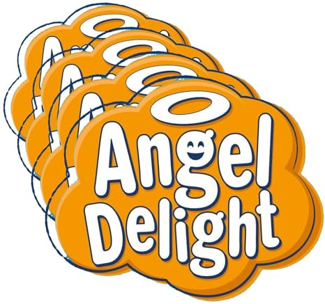 Angel Delight Smooth & Creamy Butterscotch Flavour Instant Dessert Mix, 59 g Sachet (Pack of 4)