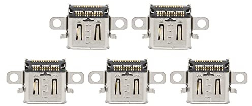 Spielkonsole Typ C Sockel Ersatz Gamepad Power Ladeanschluss OLED 5Stk