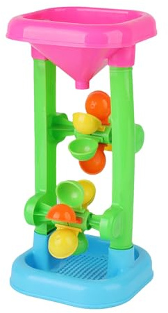 Tklwpai Water Wheel Tower Toy, Sand Wheel Beach Toy, Accessories Sandbox Games For Boys Girls, Pool Summer Activities Outside Fun
