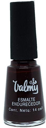VALMY Esmalte de Uñas Secado Rápido, Brillo y Duración de Hasta 7 Días - Manicura Profesional 7 Free - Tonos Vinos y Morados - 14 ml - Color #96 Vinotinto