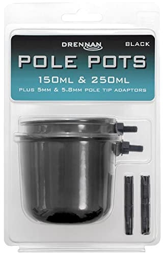 Drennan Pole Pots 150ml & 250ml Black