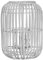 Leonardo 032982 Teelichthalter Bianco, Tisch, weiß, Zylinder, innen und außen, Milano, 230 mm