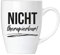 BRUBAKER - Nicht therapierbar! - Kaffeetasse aus Keramik - 300 ml - Kaffeebecher