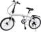 TFCFL 20 Zoll Faltrad Klapprad Einstellbare Höhe Leichtgewicht Fahrrad Mountainbike 7 Gang Schalthebel Doppel V Bremse Erwachsenenfahrrad für Herren Damen Studenten Weiß