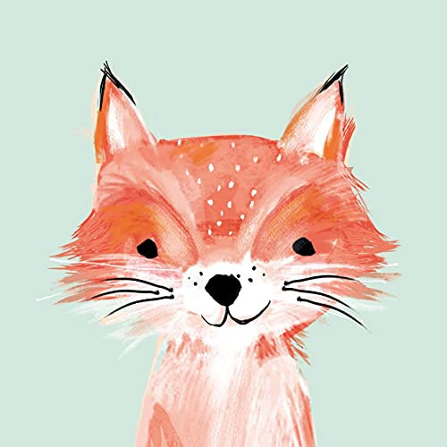 20 Servietten Kindlicher Fuchs | Tiere | Kinder | Tischdeko 33x33cm