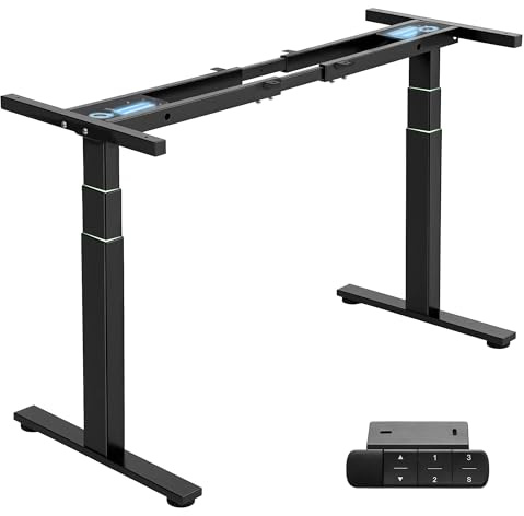 TOPSKY 3-Stage Dual Motor Standing Desk Frame, 300 lb Capacity