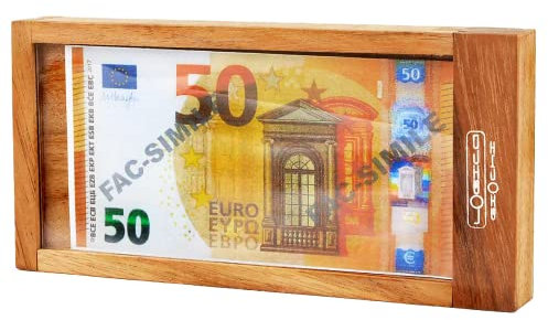 Logica Puzzles art. Tricky Safe Long - Brain Teaser in Fine Wood - Difficulty 5/6 Incredible - Leonardo da Vinci Collection