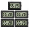 EEEKit Mini Termometro Igrometro Digitale, Set da 5 Indicatori di Temperatura e Umidità per Casa Ufficio Serra, Display in Celsius