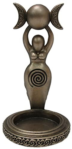 Nemesis Now Spiral Goddess Photophore Doré 12 cm
