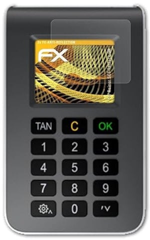 atFoliX Panzerfolie kompatibel mit Reiner SCT TanJack QR Schutzfolie, entspiegelnde und stoßdämpfende FX Folie (2X)