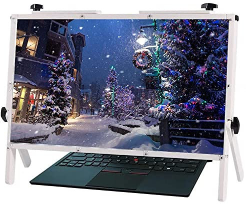 DISHENGZHEN Computer Laptop Screen Magnifier Amplifier, Laptop Accessories Laptop Holder, Desktop Screen Magnifying Glass, Computer Phone Ultra-Clear Projector Screen Magnifying