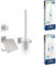 Bundle aus GROHE Start Cube - Accessoire Set 3-in-1, supersteel, 41123DC0 + GROHE QUICKFIX - Kleber für BadAccessoires A1, 41127000 + QuickGlue A2, 41128000