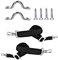 Ronyme 2 Uds Correas Superiores Bimini Ajustables con Gancho de Bucles Correas de Nailon para Cubierta de Barco
