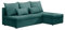 BROMARKT Ecksofa SERTA L-Form Schlafsofa Wohnlandschaft Links/Rechts Couch, Bettkasten,Schlaffunktion,viele Farbvarianten (Rechts, Rino 75 - Petrol, h80 x t141 x b200 cm)