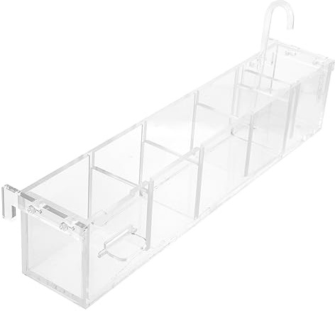 Amosfun Kasten Filter Für Fischbecken Filterbox Aus Acryl Aufbewahrungskoffer Für Die Filterung Acryl-aquarienbox Externer Filter Für Aquarium Reinigungsfilterbox Sieb Hängend Wassertank