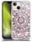 Head Case Designs Licenza Ufficiale Micklyn Le Feuvre Monocromatico E Rosa Pattern Floreali Custodia in Gel Compatibile con Apple iPhone 13 Mini E Compatibile con MagSafe