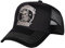 King Kerosin Herren Trucker Cap Gebogener Fester Schirm Stickerei Rock'n'roll 50S Legend Artist Künstler Kappe Vintage Retro Mesh Snapback Elvis Rock'n'roll Legend