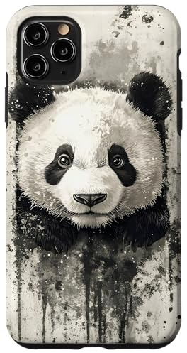 Abbildung „Panda Ink Splash“ Hülle für iPhone 11 Pro Max