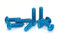MIKFESPO 20 stücke M3 * 5/6/8/10/12/14/16mm Eloxiert licht Blau Farbe Aluminium Innensechskant Taste Kopf Schraube for RC Modell Schrauben(M3x8)