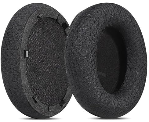 Earpads Compatible with Anker Soundcore Soundcore Space One, S1 Replacement Ear Cushion Pads Protein Leather, Ear Cushion Pads for Space One Headphone, Black Mesh