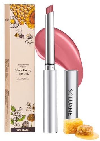 Lip Tint Pink Lipstick Tinted Lip Balm for All Skin Tones Create a Glamorous Makeup Versatile Colours & Moisturising Lips(1.9g Honey Lipstick)