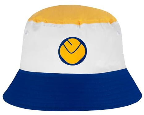 fan originals Leeds Bucket Hat Tricolour Yellow White Royal Smiley M/L