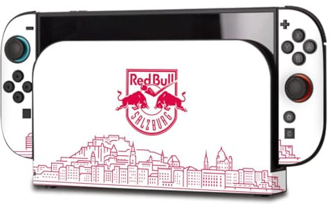 DeinDesign Skin kompatibel mit Nintendo Switch 2 Folie Sticker Eishockey Skyline EC Red Bull Salzburg