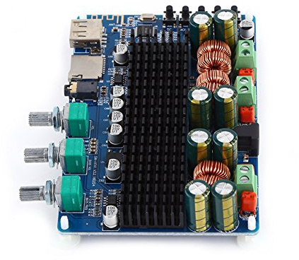 Odorkle Power Amplifier Board, Subwoofer Power Amplifier Board, Subwoofer 2.1 Channel 100W Output USB TF Input