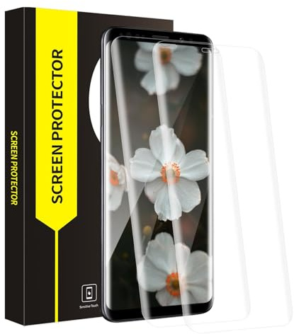 Cable Leader 2 Pièces Verre Trempé pour Samsung Galaxy S9 Film, Tactile sensible Protection Écran, Dureté 9H Anti-Taches, Couverture Complète 3D, 0,33mm Sans Bulle, HD Transparent S9 Vitre Protection
