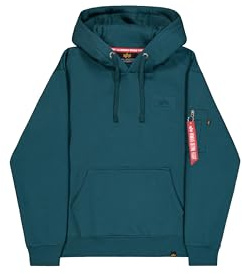 Alpha Industries Herren Backprint Kapuzenpullover (1er Pack)