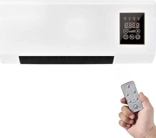WXPXYBF Aire Acondicionado portátil sin conductos con Ventilador sin aspas, Aire Acondicionado de Pared 3 en 1 para Dormitorio, refrigeración ultrasilenciosa y Sistema Split de fácil instalación.