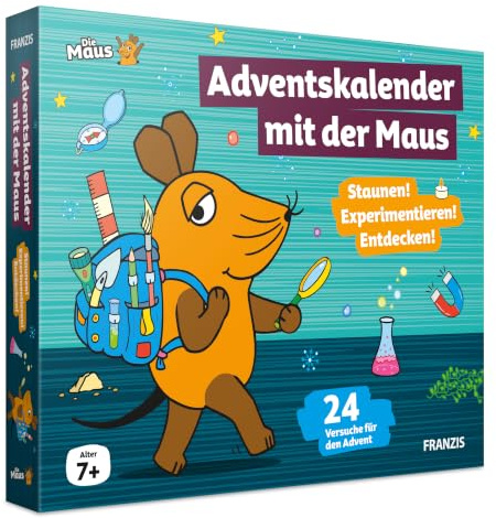 FRANZIS 67249 - Die Maus Adventskalender Forschen und Experimentieren