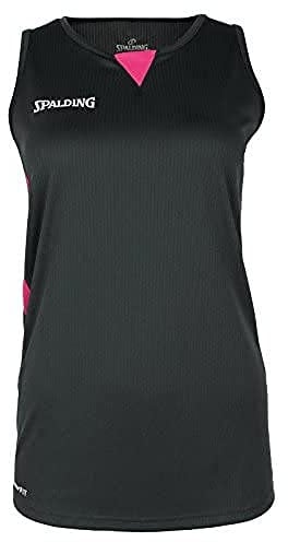 Spalding Herren 4her III Tanktop, Anthra/pink, 3XL